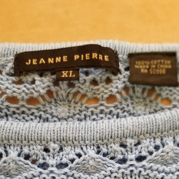 Jeanne Pierre Blue Top - Picture 6 of 6